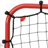 vidaXL Voetbal kickback rebounder verstelbaar 96x80x96 cm staal en PE