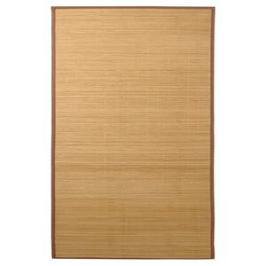 vidaXL Tapijt 100x160 cm bamboe bruin