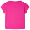Kindershirt 92 donkerroze