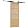 vidaXL Schuifdeur ORKDAL Naturel 86 x 211 cm Massief grenenhout