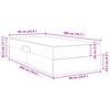 vidaXL Opbergbed met matras met matras Roze 90 x 200 cm Fluweel