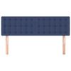 vidaXL Hoofdborden 2 st 72x5x78/88 cm stof blauw