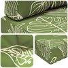 vidaXL Buiten bankkussen 2 pcs Bladontwerp Polyester