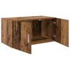 vidaXL Wandkast Wandgemonteerd Oud hout 80 x 42.5 x 40 cm Bewerkt hout