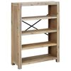 vidaXL Boekenkast met 4 schappen 80x30x110 cm massief acaciahout