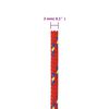 vidaXL Boottouw 3 mm 100 m polypropyleen rood