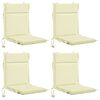 vidaXL Kussen voor lage rugstoelen GEMERT 4 st 100% Polyester