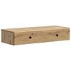 vidaXL Wandmontage Zijtafel 87,5 x 34,5 x 17 cm Bewerkt hout