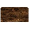 vidaXL Badkamerwandkast 80x25x40 cm bewerkt hout gerookt eikenkleurig