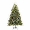 vidaXL Kunstmatige Scharnier Kerstboom met Cones Groen 240 cm