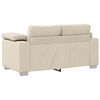 vidaXL Bank 2 pcs Beige 219 x 80 x 82 cm Linnen-mix stof