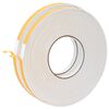 vidaXL Zelfklevende schuimtape 2 st Wit 10mm x 10m CR Schuim