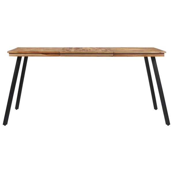 vidaXL Eettafel 169x98,5x76 cm massief teakhout