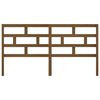 vidaXL Hoofdbord 206x4x100 cm massief grenenhout honingbruin