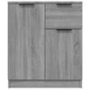 vidaXL Dressoir 60x30x70 cm bewerkt hout grijs sonoma eiken