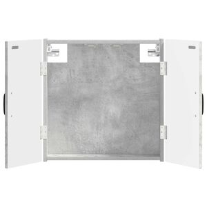 vidaXL Dartbord Kabinet HOORN Betongrijs 52,5 x 10,5 x 53,5 cm