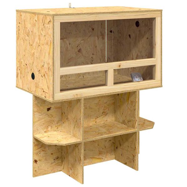 vidaXL Terrarium Bruin 80 x 50 x 100 cm OSB