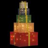 vidaXL Kerstdecoratie geschenkdoos 250 LED's warm wit