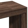 vidaXL Bureau 123,5x73,5x75 cm bewerkt hout bruin eikenkleurig