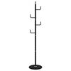 vidaXL Kapstok 183 cm gepoedercoat ijzer zwart