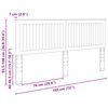 vidaXL Hoofdbord met hoofdeinde Sonoma Eiken 180 cm Bewerkt hout