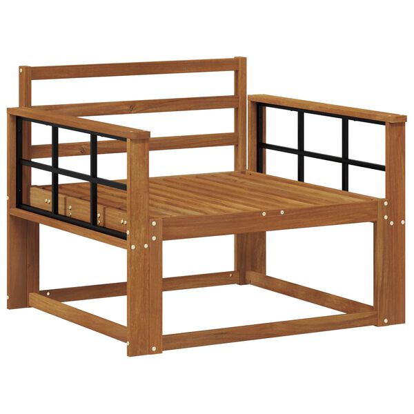 vidaXL Buiten Midden Sofa Massief Acaciahout Naturel