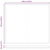 vidaXL Inklapbaar Zonnescherm Wit 400 &times; 350 cm Stof en Aluminium