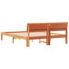 vidaXL Bedframe Wasbruin 140 x 200 cm Massief grenenhout