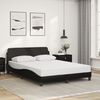 vidaXL Bedframe "Dover" kunstleer zwart 120x200 cm