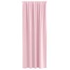 vidaXL Zwart-out Gordijnen met Ringen 2 pcs Babyroze 225 x 140 cm