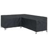 vidaXL Meubelhoes 250 x 180 x 80 cm 420D Oxford Stof L-vorm Waterdicht
