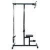 vidaXL Lat pulldown machine Zwart 110 x 70 x 187 cm Poedergecoat staal