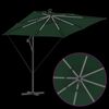 vidaXL Cantilever Banana Parasol Groen 249 x 249 x 250 cm