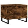 vidaXL Salontafel 60x44,5x45 cm bewerkt hout gerookt eikenkleurig