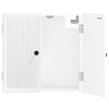 vidaXL Dartbord Kabinet EDE Hoogglans Wit 52,5 x 10,5 x 53,5 cm