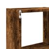 vidaXL Wandkast 78x18x71 cm bewerkt hout gerookt eikenkleurig