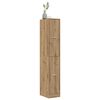 vidaXL Apothekerskast 30x41x174,5 cm bewerkt hout artisanaal eiken