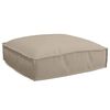 vidaXL Kussen Taupe 50 x 50 x 12 cm Oxford Stof