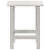 vidaXL Adirondack Zij Tafel Wit 38 x 38 x 46 cm HDPE