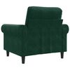 vidaXL Fauteuil 60 cm fluweel donkergroen