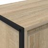vidaXL TV-kast Sonoma 140 x 36 x 49.5 cm Bewerkt hout