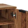 vidaXL Schoenenkast 59x35x70 cm bewerkt hout oud houtkleurig