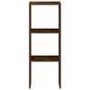 vidaXL Boekenkast stapelbaar 30x30x80 cm bewerkt hout gerookt eiken