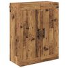 vidaXL Hoge kast met lade Oudhout 69,5 x 34 x 180 cm Bewerkt hout