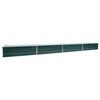 vidaXL Plantenbak verhoogd 600x80x45 cm gegalvaniseerd staal groen