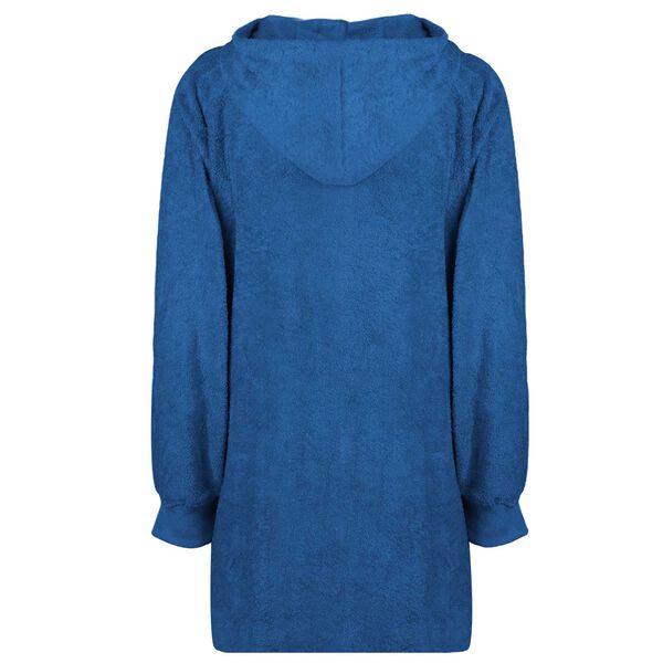vidaXL Deken hoodie KINN Marineblauw L Katoen