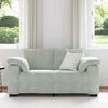 vidaXL Loveseat bank 120 cm fluweel lichtgrijs