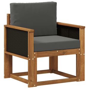 vidaXL Buiten Midden Sofa Massief Acaciahout Naturel