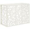 vidaXL Airconditioner hoes Wit 110 x 50 x 80 cm Staal