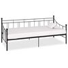 vidaXL Slaapbank metaal zwart 90x200 cm